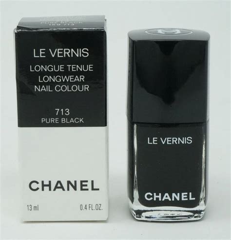 chanel 713 pure black|CHANEL • PURE BLACK 713 .